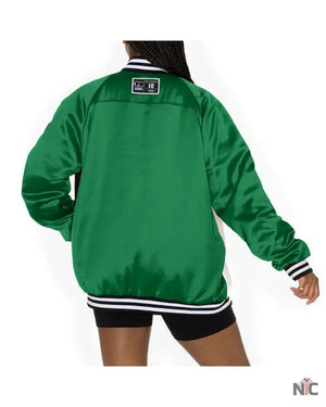 The View 2025 Sunny Hostin Eagles Embellished Varsity Jacket The Urban Hawk