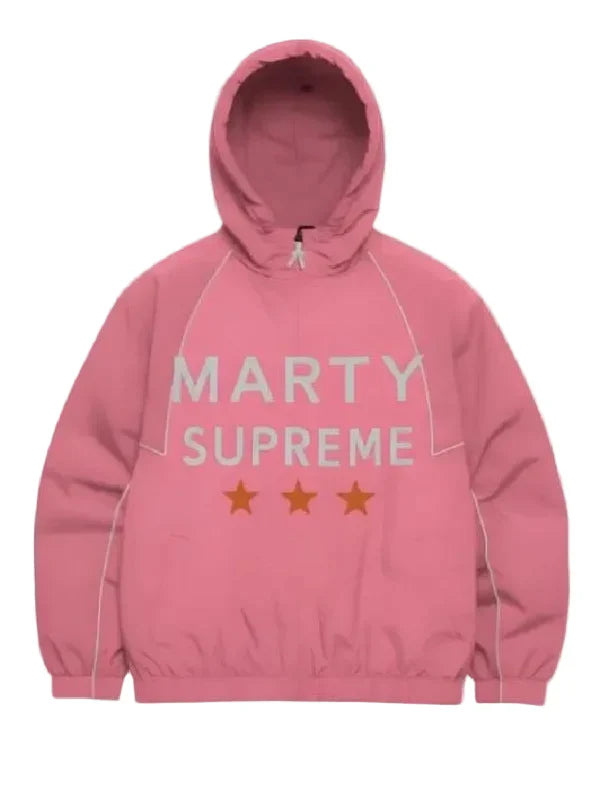 Timothée-Chalamet-Marty-Supreme-Pink-Jacket