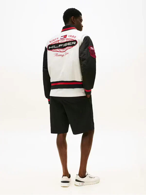 Tommy-Hilfiger-F1-Movie-Racing-Varsity-Jacket-Back