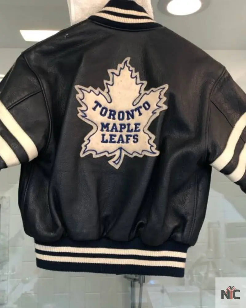 Toronto Maple Leafs Hockey Leather Jacket The Urban Hawk