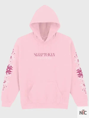 Unisex Sleep Token Pink Hoodie The Urban Hawk