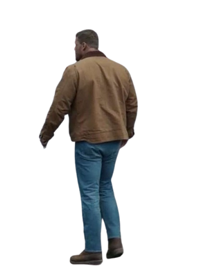 Reacher Alan Ritchson Cotton Jacket, Brown Zing Apparel