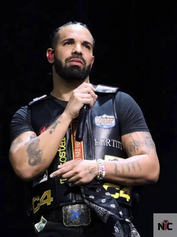 Wireless Festival 2025 Drake Black Vest The Urban Hawk