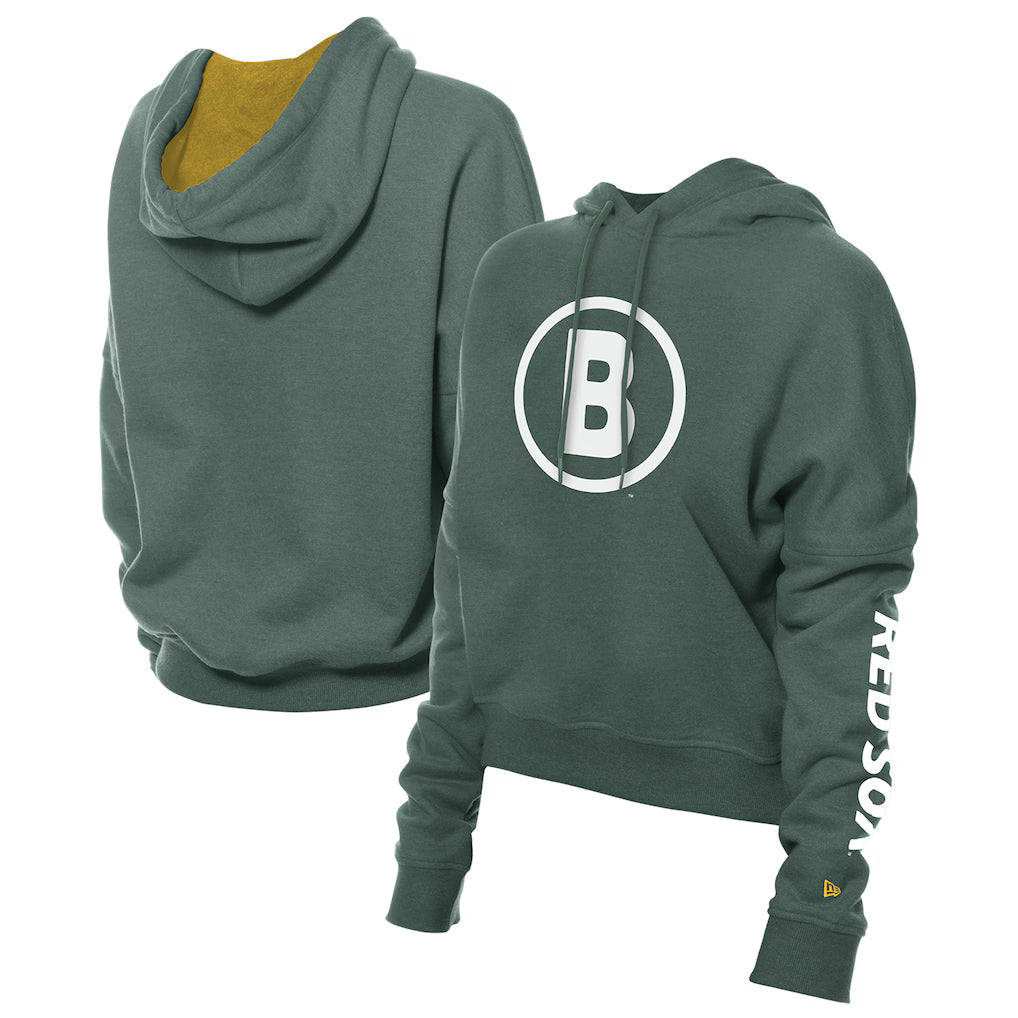 Women’s Boston Red Sox New Era Green 2025 Pullover Hoodie The Urban Hawk