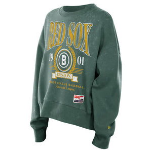 Women’s Boston Red Sox New Era Green 2025 Pullover Sweatshirt The Urban Hawk