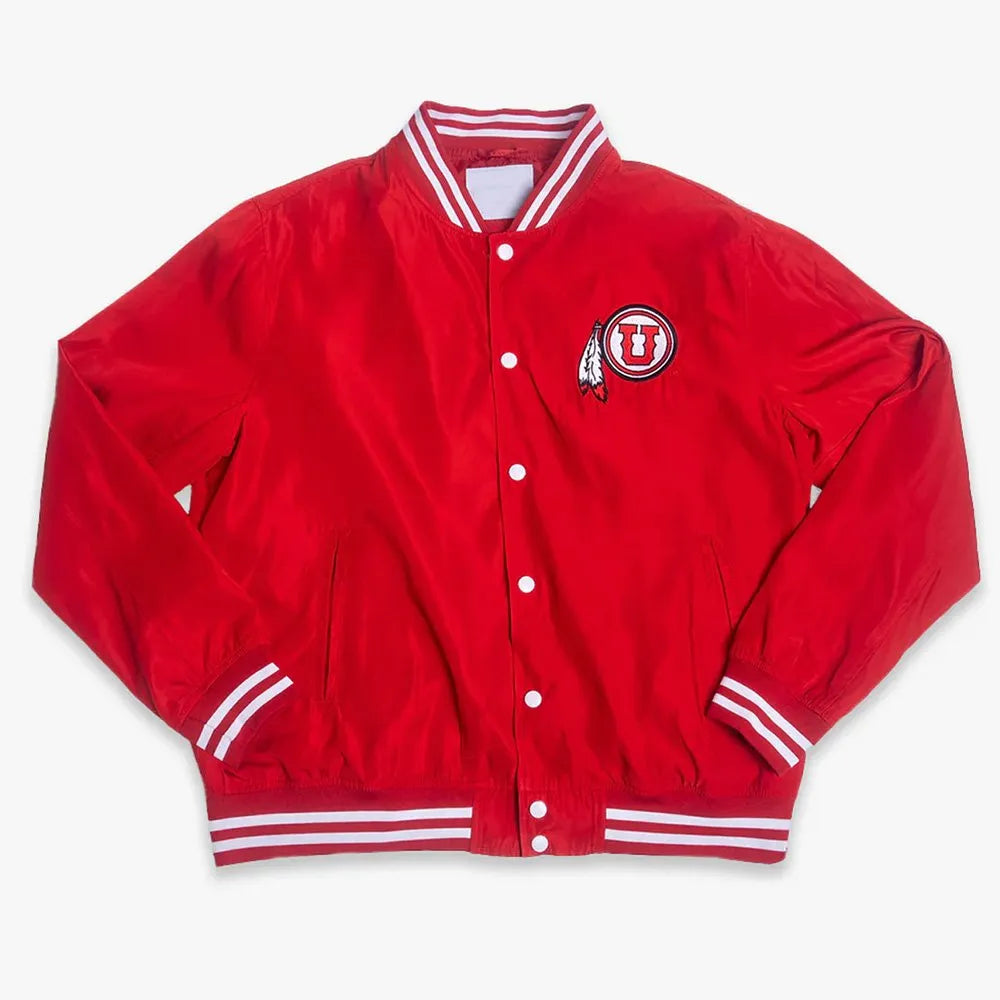 Utah Utes Script Bomber Red Jacket