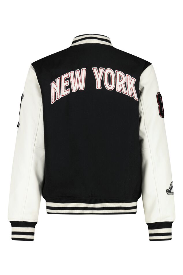 Perfect Varsity Jacket Men JR, Black The Urban Hawk