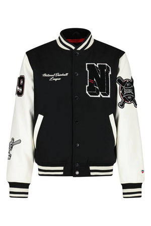 Perfect Varsity Jacket Men JR, Black The Urban Hawk